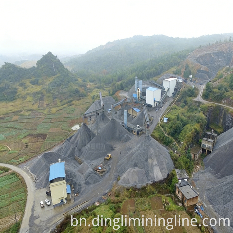 500TPH Gangue Aggregate Crushing Plant